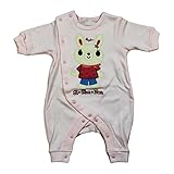 【SiShuNon/シシュノン】定番ウサギフィットオール ベビー服 子供服 女の子 ウサギ 50 5 ピンク