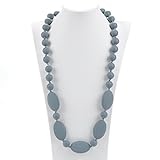 Consider It Maid Silicone Teething Necklace for Mom to Wear - FREE E-BOOK - BPA FREE and FDA Approve
