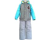 【品番】375-9460(リアルデニム柄) ジュニアスキーウエア 男の子 140cm BLACK