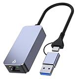 USB LAN変換アダプター 2 IN 1 有線LANアダプター Nintendo switch対応 USB Type-AとType-C両方使える 1000Mbps 高速 イーサネットアダプタ Type-CとType-A イーサネットコンバータ ギガビット Switch 有線 iPhone 16シリズ/MacBook/iPad/Windows/Android等対応