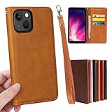 【 左利き 】 iphone 14 plus 左利き ケース iPhone14plus ケース 手帳型 左利き 適用 アイフォン 14 プラス 右開き iphone14 plus 左手 アイフォン14 プラス スマホケース アイホン14プラス 手帳型ケース アイフォン14plusケース アイホン14 プラス 手帳 カバー iphone14plus手帳型 iphone14plusケース アイホン14プラスケース アイホン14プラス 左利き用 カバー アイホン 14プラス case 【GoKIGIoD】 左手用 財布型 内蔵マグネット 弱磁 スタンド カード収納 ストラップホール カードケース ストラップ 同梱 レトロ ライトブラウン