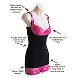 Breastfeeding Tank - Bamboo Naked Nursing Tank - Maternity Undershirt - Midnight Black - XL by Naked