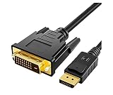 リタプロショップⓇ ディスプレイポート to DVIケーブル DisplayPort オス - DVI-D オス ブラック 1.8m