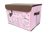 サンタン すみっコぐらし ナチュラル収納ボックス ピンク SG-0098