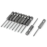 uxcell　プラスドライバービット　69g　グレー　マグネット　PH0