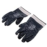 Dolity 耐油　作業手袋　耐切創　耐摩耗　ニトリル塗装　　全2サイズ　建築 工業 多用途 - S