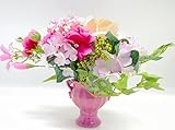 光触媒 ローズ造花アレンジ 日本アレンジ (ピンクローズ)