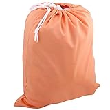 KINDOYO 防水 シュリンクロープ ポケット 洗える 再利用可能 赤ちゃんの布 おむつバッグ (オレンジ)