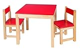 ALEX Toys Artist Studio Wooden Table and Chair Set, Red by ALEX Toys [並行輸入品]