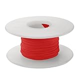 Jonard R30R-0100 Kynar Insulated Silver Plated Copper Wire, 30 AWG Wire Size, 0.0195 Insulation Diam