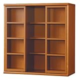 小島工芸 日本製 組立不要 健康仕様のFフォースター 耐荷重に優れた中がしっかりつまった丈夫な棚板 高さ95.2cm スライドタイプ オープンラック OF-90スライドオープン ミディアム [幅90.2cm 奥行41cm] 2330952