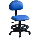 タンスのゲン 学習椅子 ガス昇降式学習チェアー ピア ブルー 04050001 BL