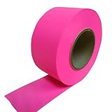タフニール ビニールテープ 幅50mm x 100M 非粘着タイプ (ピンク)