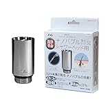 【セット品】日本製 ナノバブル発生キット シャワー用 ストレート仕上げ ND-SESH 1個・ボタン電池 LR41H 1個（ジェネリック）