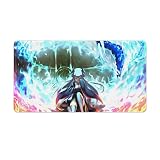 Fate FGO/フェイト 超大型マウスパッド ミングマウスパッド デスクマット 人気 アニメ おしゃれ かわいい キーボードマット 折りたたみ可能 防水 滑り止 耐久性が良い プレイマット 快適操作性 パソコン 周辺機器 40X75cm