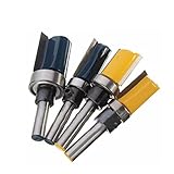 Tiptiper 1/4金属ルーター合金ブレードシャンクフライスカッター掘削ビット電動工具