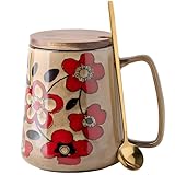 職人が手作りした！ 700mlマグカッナ 大きめ、陶器 マグカップ、ドリンクマグカップ、ティーカップ、白湯、マグ、マグカップ かわいい、贈り物(カーキ)