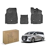 BIGKON 1列目適合対応トヨタ アルファード ヴェルファイア 30系 7人乗り 8人乗り専用 2015年1月-2023年6月 ALPHARD VELLFIRE 30系 フロアマット アルファード ヴェルファイア 30系 フロアマット 3D防水マット TPE材質 滑り止め 耐汚 保護パーツ