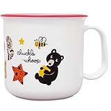 304718/モンスイユ/[RUB A DUB DUB]（chuckle-whoop)ＲＣ.マグ（レッド）/ラブアダブダブ/チャックルウープ/キッズ/ベビー/アニマル/食器/キッチン/台所/ギフト/プ