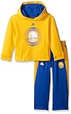 幼児用NBA Golden State Warriorsクラシックファンフリースセット、3t、ゴールド