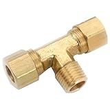 Anderson Metals Corp Inc750072-0606Compression Tee x MPT-3/8CMPX3/8MPT TEE (並行輸入品)