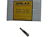Drilax ® Small Diamond Coated Drill Bit Hole Saw Pick Size 1/4", 5/16", 3/8", 1/2", 5/8", 3/4", 7/8"