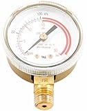 Forney 87730 Acetylene Gauge, Low Pressure, 2-Inch-by-1/4-Inch NPT, 0-30 PSI by Forney