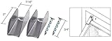CRL Gray Finish Jiffy Hanger with Nail - Bulk Package by C.R. Laurence