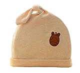 かわいい赤ちゃん帽子幼児キャップ新生児の綿の帽子結び目