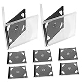 CIMAXIC 6個外付けドライブ用cdケー製 収納オーガナイザー Dvdボックス 家庭用収納コンパクト