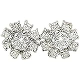 [ラグジュエリー][Lugejewelry]【プラチナ】pt900　0.36ｃｔダイヤモンドピアス『Fleur』0.36カラット［SIクラスF~Dカラー無色透明］ 【allダイヤモンド】【ラッピング対応】
