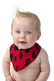 NOO Bandana Bib - Ladybird / Ladybug - 0-18 Months by noo
