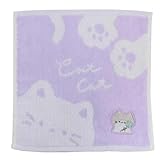 [ミニタオル]ジャガードハンカチタオル/ねこ クーリア 汗拭きタオル かわいい グッズ 通販