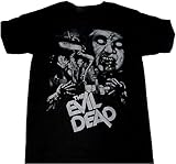 [MEYEO] EVIL DEAD ロック アメリカ 欧米風 音楽 Tシャツ メンズ プリントTシャツ 夏服 半袖 Tシャツ