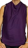 Adult Bandana Bib/Clothing Protector - Long Length Feeding Bib (Grape Juice) by BibblePlus Dignity B