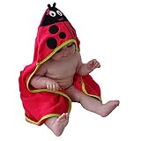 SOZO(ソゾ) 赤てんとう虫なりきりフード付きタオル [並行輸入品]