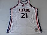 Mitchell & Ness Authentic 1976 – 77フィラデルフィアWorld B Freeホーム# 21ジャージー、ホワイト 60