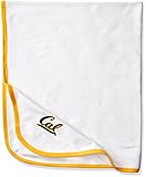 NCAA California Golden Bears幼児毛布、ワンサイズ、ホワイト/ゴールド