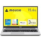 mouse B5 【3年保証】 ノートパソコン (15.6インチ フルHD Core i5-1235U 16GBメモリ 1TB SSD Windows 11 Pro Office搭載 ビジネス テレワーク) B5I5I01SR1SJHW1P103AZ