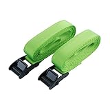 E-Value ベルト荷締機 蛍光イエロー 2本入 25mmX2m