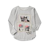 ジンボリー GYMBOREE/ キティピックティ ヘザーグレー トップス長袖Tシャツ 7歳【並行輸入】