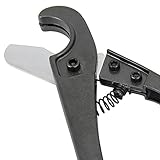 薄 ステンレス パイプカッター ZILONG 塩ビ管切断 径3～42mm (PVC、CPVC、PP、PEX、PE、ゴムホース）家庭·配管·設備工事·電気技師などに適用 グレー