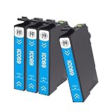 【ASSIST-BOX】エプソン(EPSON)用 IC69 ICC69 互換インクカートリッジ 砂時計 インク シアン 4本 対応機種:PX-045A PX-046A PX-047A PX-105 PX-405A PX-435A PX-436A PX-437A PX-505F など 互換インク 大容量 個別包装 残量表示 増量