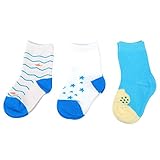 Domybest 3組 子供用ソックス ストライプチューブコットンベビーソックス ファッション ベビーソックス