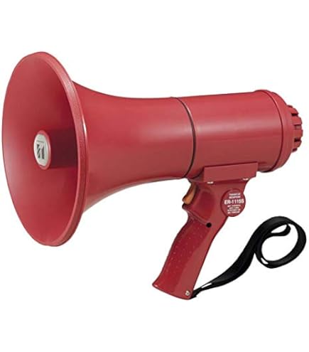 Amazon.co.jp: TOA 中型ハンド型メガホン ホイッスル音付き ER