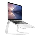 Twelve South Curve for MacBooks and Laptops | 人間工学にもとづくデザイン。冷却台として放熱性に優れるノートブックスタンド。 家でもオフィスでも ホワイト