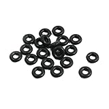 zspowertech Oリング　ラバー　オイルシール　ワッシャー　ブラック　5mmの外径　2mmの内径　1.5mmの厚さ　20個入り