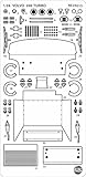 プラッツ/NUNU 1/24 レーシングシリーズ ボルボ 240ターボ 1986 ETCC ホッケンハイムウイナー用ディテールアップパーツ プラモデル用パーツ NE24013