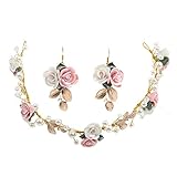 ノーブランド品美しい 陶器の花