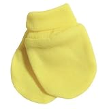 【未熟児】【低出生体重児】【早産児】【NICU】用　ベビー服：ミトン　イエロー